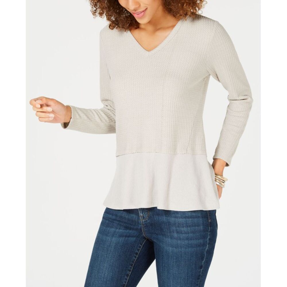 Style & Co Petite Mixed Media Thermal